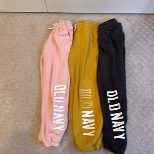 Set of 3 old navy sweat pants